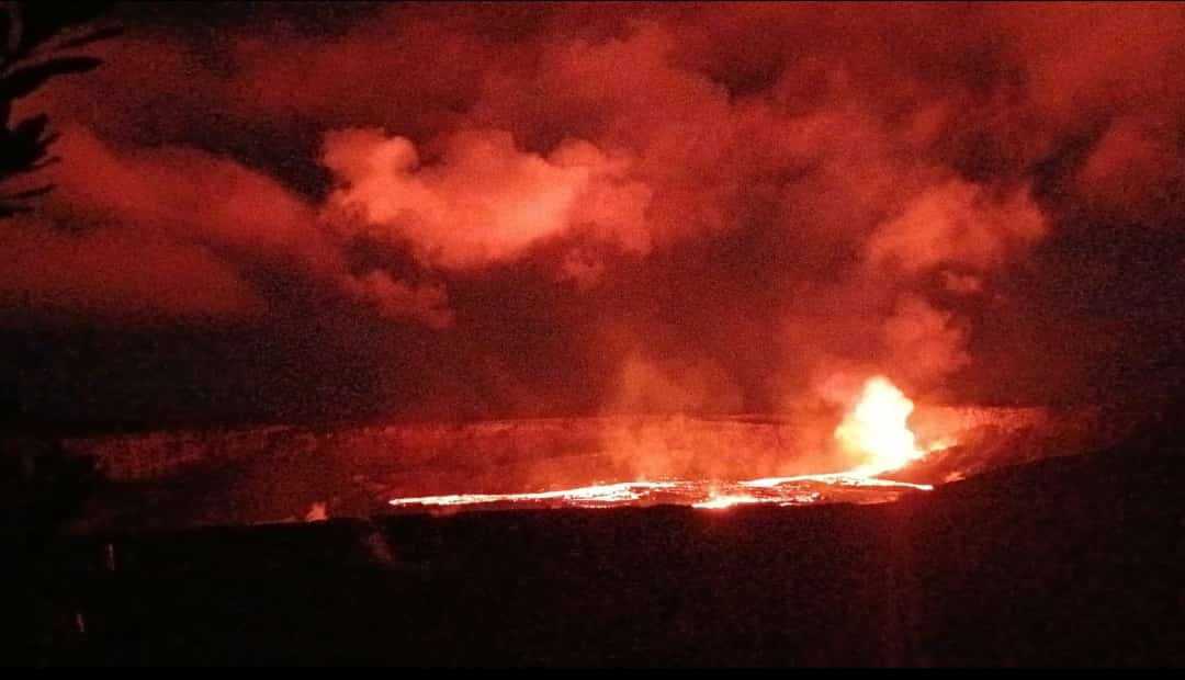 Kilauea Volcano Fountaining